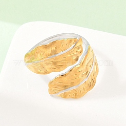 304 Stainless Steel Cuff Open Rings&nbsp;RJEW-Z137-05GP-04