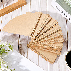 100Pcs Paper Coffee Filters&nbsp;FIND-CN0002-08