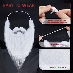 Cloth Artificial Eyebrow & Mustaches&nbsp;DIY-WH0591-239