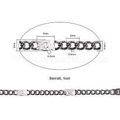Brass Coated Iron Cable Chains&nbsp;CH-CJ0001-04B