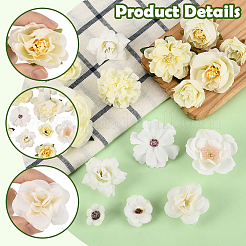 3 Bags 3 Styles Cloth Flower&nbsp;DIY-SP0005-72B