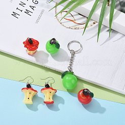 30Pcs 3 Style Resin Pendants&nbsp;RESI-LS0001-02P