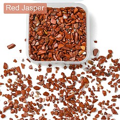50G Natural Red Jasper Chip Beads&nbsp;G-YW0001-65