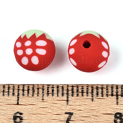 Fruits Theme Handmade Polymer Clay Beads&nbsp;CLAY-T022-04F