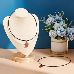 Cowhide Cord Necklace Makings&nbsp;AJEW-WH0258-752B
