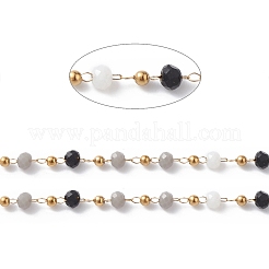Handmade Glass Beaded Chains&nbsp;CHS-P016-45G-01