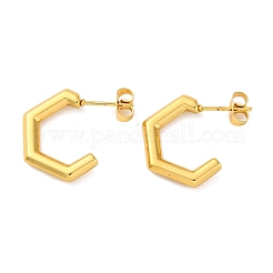 304 Stainless Steel Stud Earrings for Women&nbsp;EJEW-L296-033G-01
