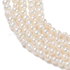 Natural Cultured Freshwater Pearl Beads Strands&nbsp;PA-CBAC463-23