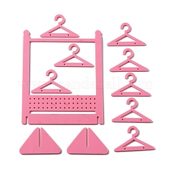 Opaque Acrylic Earring Display Stands&nbsp;EDIS-WH0029-14D
