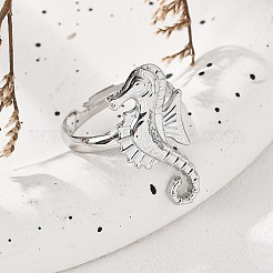 Brass Adjustable Finger Rings&nbsp;RJEW-D314-03P