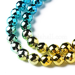 Electroplate Non-magnetic Synthetic Hematite Beads Strands&nbsp;G-N337-02
