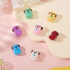 7Pcs 7 Colors Handmade Lampwork Enamel Beads&nbsp;LAMP-TA0001-76