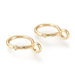 Brass Keychain Clasp Findings&nbsp;X-KK-K250-01G