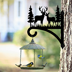 Iron Hanging Plant Hanger Bracket&nbsp;HJEW-WH0095-036
