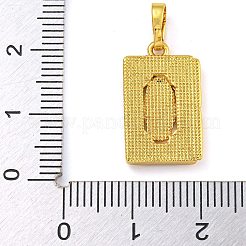 Real 18K Gold Plated Brass Pendants with Shell&nbsp;KK-D534-05G-03
