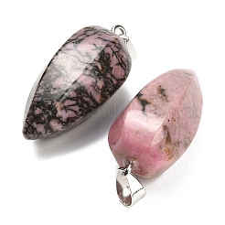 Natural Rhodonite Pendants&nbsp;GG-K002-16I