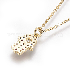304 Stainless Steel Pendant Necklaces&nbsp;NJEW-E141-07