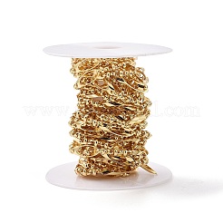 Brass Oval & Knot Link Chains&nbsp;CHC-K013-12G
