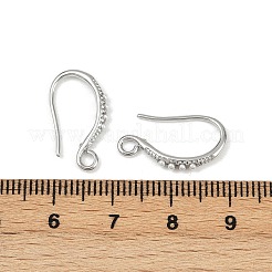 Brass Earring Hooks&nbsp;KK-B137-15P-02