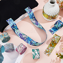 6Pcs 6 Colors Polyester Ribbons&nbsp;OCOR-FH0001-48A