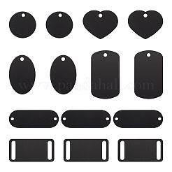 30Pcs 6 Style Aluminum Pendants&nbsp;FIND-BT0001-23