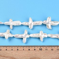 Natural Keshi Pearl Beads Strands&nbsp;PEAR-S020-M04
