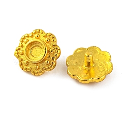 Brass Bead Caps Cabochon Settings&nbsp;KK-G502-15C-G