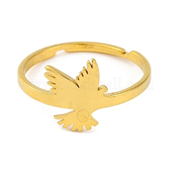 201 Stainless Steel Adjustable Rings for Women&nbsp;RJEW-D082-02H