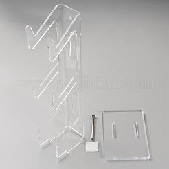 3-Tier Transparent Acrylic Game Controller Display Stand Holders&nbsp;ODIS-WH0025-180