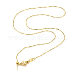 Brass Ball Chain Necklaces&nbsp;NJEW-B119-06G
