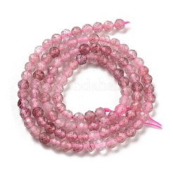 Natural Strawberry Quartz Beads Strands&nbsp;G-G140-A03-03