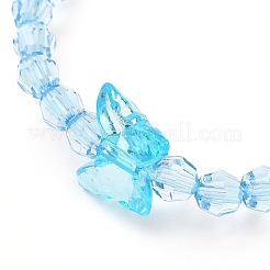 Transparent Acrylic Beads Kids Bracelets&nbsp;BJEW-JB05537