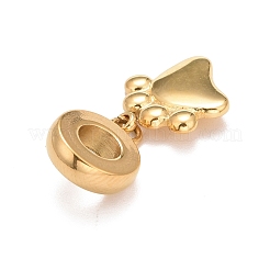 304 Stainless Steel European Dangle Charms&nbsp;STAS-I194-03G