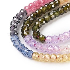 Transparent Gradient Color Cubic Zirconia Strand&nbsp;ZIRC-NH0002-01L