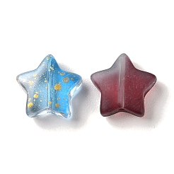 Transparent Smooth and Frosted Glass Beads&nbsp;GLAA-O023-19