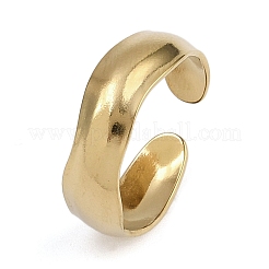 304 Stainless Steel Cuff Rings&nbsp;RJEW-D332-012C-G
