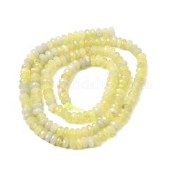 Natural Lemon Jade Beads Strands&nbsp;G-G343-A06-2x4mm