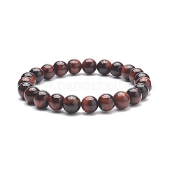 5Pcs 5 Style Natural Mixed Gemstone Round Beaded Stretch Bracelets Set for Men Women&nbsp;BJEW-JB08871