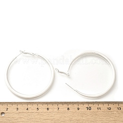 Brass Hoop Earrings for Women&nbsp;EJEW-A121-18C-S