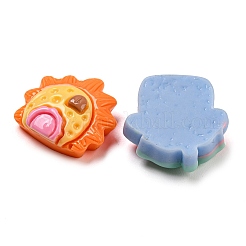 Cartoon House Opaque Resin Decoden Cabochons&nbsp;RESI-C046-07