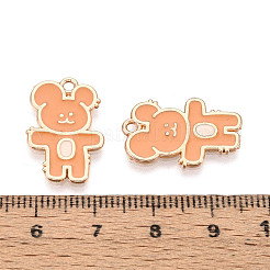 Alloy and Enamel Pendants&nbsp;ENAM-T021-37A-G