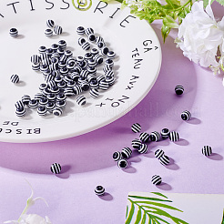 Striped Resin Beads&nbsp;RESI-TAG0001-01