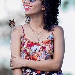 Alloy Butterfly Pendant Necklaces for Women&nbsp;JN1064A