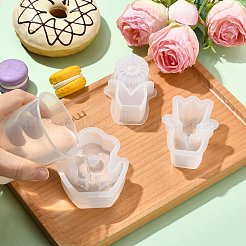 3Pcs 3 Styles DIY Candle Silicone Molds&nbsp;SIMO-CJ0001-02