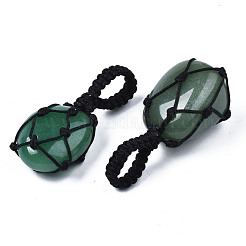 Natural Green Aventurine Pendants&nbsp;G-N0326-93H