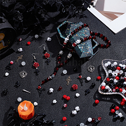 DIY Gothic Style Stretch Bracelet Making Kits&nbsp;DIY-SC0033-40