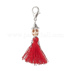 Handmade Polycotton Tassel Pendant Decorations&nbsp;HJEW-JM03835