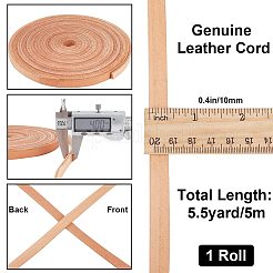 Flat Cowhide Leather Cord&nbsp;WL-GF0001-10D-01