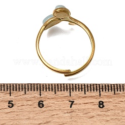 304 Stainless Steel Cuff Open Rings&nbsp;RJEW-F213-04G-09