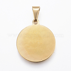 Real 18K Gold Plated 304 Stainless Steel Pendants&nbsp;LS-STAS-H372-01I